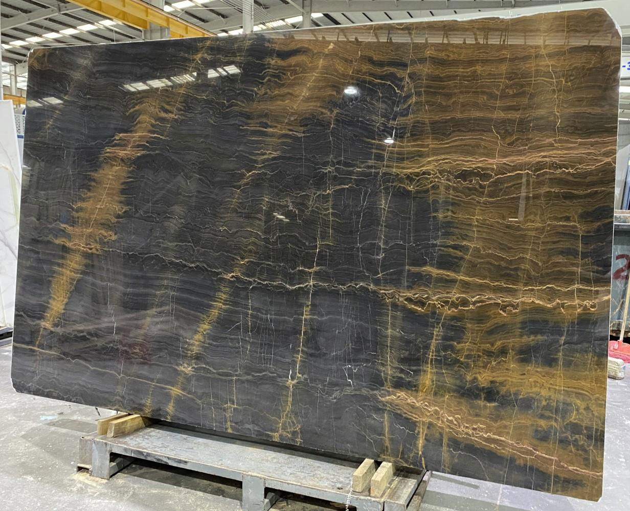 Best Quality Natural Stone Polished Goden Slabs for Indoor Outdoor Floor Tiles  5