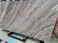 Top quality white and brown marble stone big slabs floor tile marble tiles for h