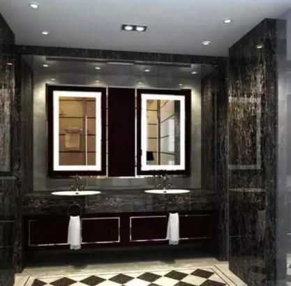 Factory direct black marble stone tiles wall stone for home office hotel club 2