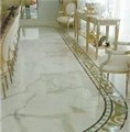Gorgeous decorative natural beige marble stair tread marble stone for wall and f 5