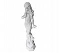 The latest high quality white Goddess sculpture for villa park white marble woma 5