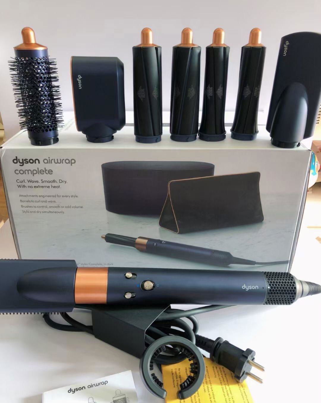 Dyson HS01 Prussian Blue airwrap complete Hairs stylers EU US UK Charger