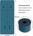 Eco-Friendly TPE Pilates Exercise Yoga Mat with Carrying Case 7