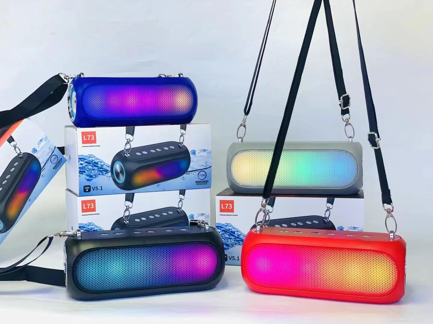 luetooth Active Box Outdoor Super Bass Colorful Led Light Speakers L73 1