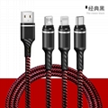 Longxuan 3 in 1 Multi Function USB Charging Data Cable 1