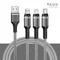 Longxuan 3 in 1 Multi Function USB Charging Data Cable 2