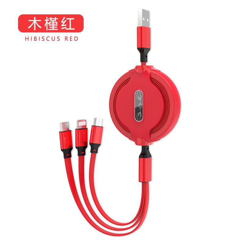 Xinzhongyuan Wholesale products multi function 3 in1 usb quick charging cable