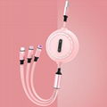 Ping 'an 3 in 1 usb cable 3 in 1 USB Charging Cable Multi-function Phone Charger 6