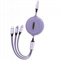 Ping 'an 3 in 1 usb cable 3 in 1 USB Charging Cable Multi-function Phone Charger 11