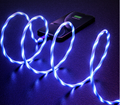 Streaming magnetic field Led Flowing Light Usb 3 in 1 Micro Type Charging Cable 7