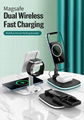 Desk Table Lamp Fast Charging Station Wireless Charger For iPhone iWatch airpods 1
