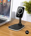 Desk Table Lamp Fast Charging Station Wireless Charger For iPhone iWatch airpods 12