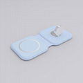 Folding Magnetic Wireless Charger Fold Fast Charging Stand Mobile Phone  5
