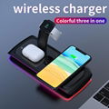 Tabletop Fast Charging Holder Wireless Charger for iPhone iWatch Airpods N33