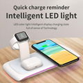 Tabletop Fast Charging Holder Wireless Charger for iPhone iWatch Airpods N33 10