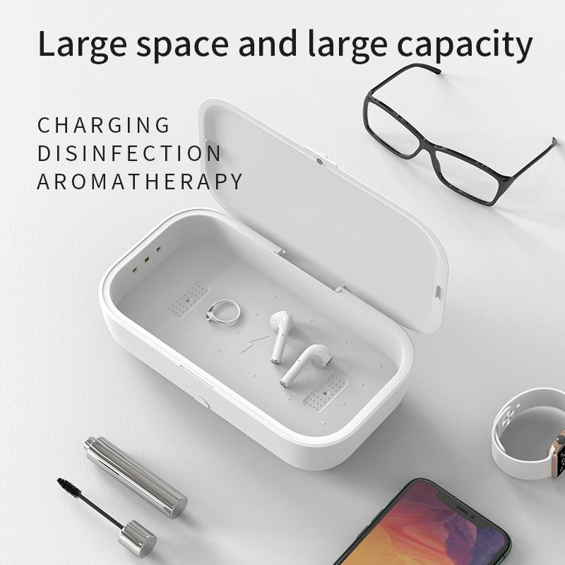 UV Phone Sterlizer with Phone Wireless Charger UV Sterilization Box 3