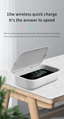 UV Phone Sterlizer with Phone Wireless Charger UV Sterilization Box 8