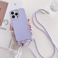 Colorful Silicone Phonecover Camera Protecting Velvet Phonecase For Iphone 3