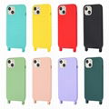 Colorful Chain Link Mobile Link Holder Lanyard Phone Case 1