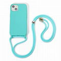 Colorful Chain Link Mobile Link Holder Lanyard Phone Case 17