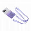 Amazon Top Seller Phone Case with Neck Lanyard Strap Chain For iPhone 12 Pro Max 15