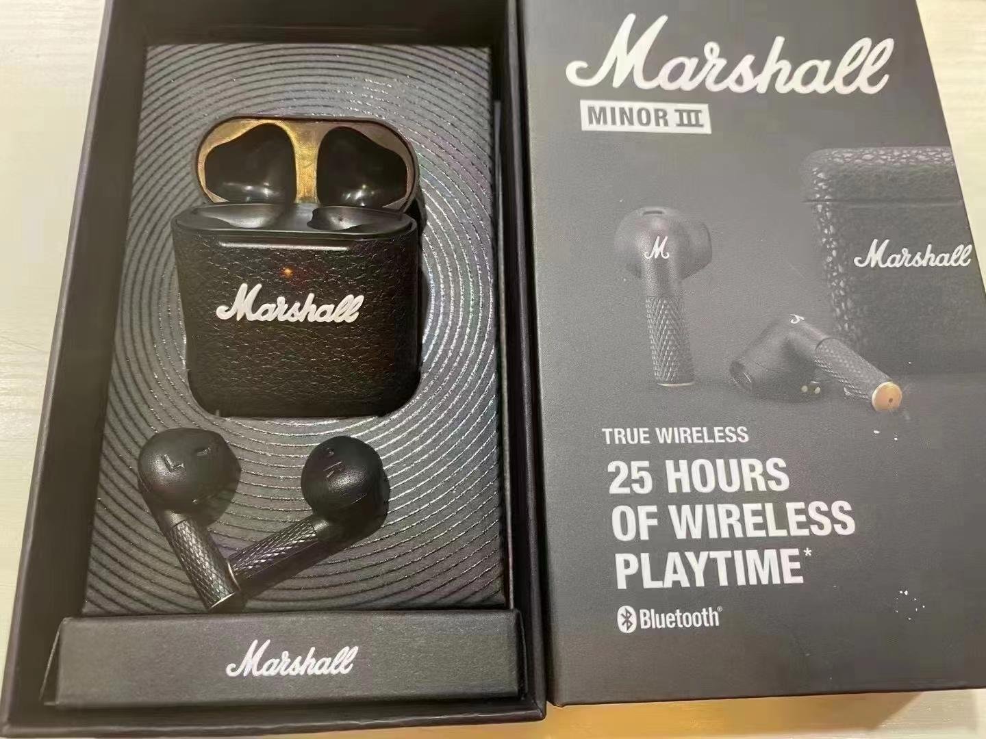 MARSHALL MINOR III EARBUDS HEADPHONES BRAND NEW IN BOX UNOPENED 5