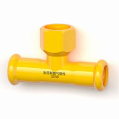 Gas Pipe Fitting--Female Tee Adapter