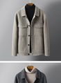 Autumn and winter new woolen coat men's