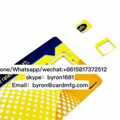 Printing SIM Card programmable SIM Card Cheap 4G 128K M Support Milenage XoR