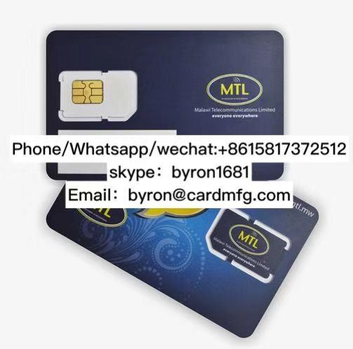 Telecom SIM Card with Personalization Half SIM Card SIM USIM Card PostPaid 2