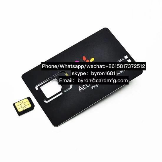 Telecom SIM Card with Personalization Half SIM Card SIM USIM Card PostPaid