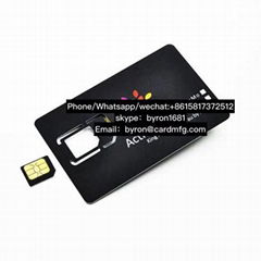 Telecom SIM Card with Personalization Half SIM Card SIM USIM Card PostPaid