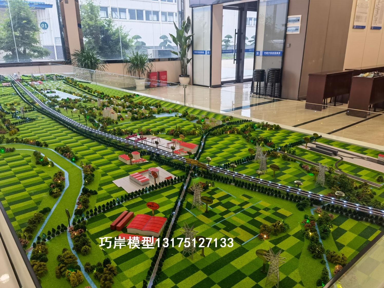 成都高速公路施工標段沙盤模型製作，高鐵沙盤模型製作 3