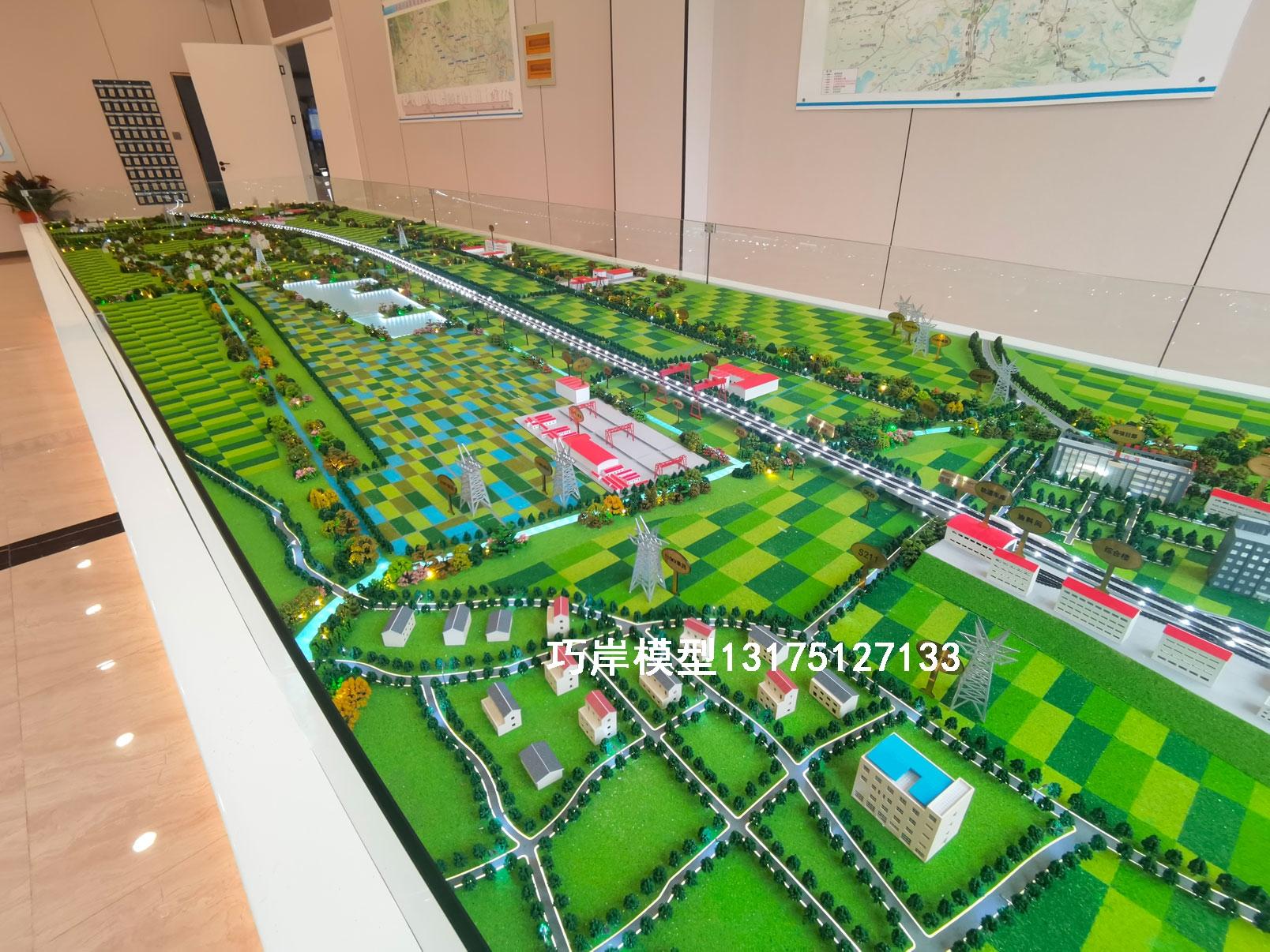 成都高速公路施工標段沙盤模型製作，高鐵沙盤模型製作