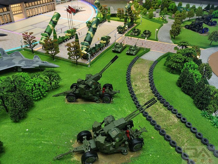 軍事主題樂園沙盤模型製作 4