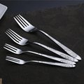Supermarket stainless steel spoons and forks silverware set 2
