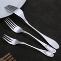 Hotel restaurant flatware cutlery set Knife Fork Spoon