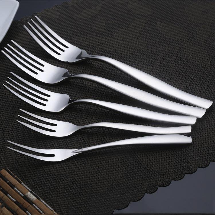 跨境货源欧式不锈钢西餐刀叉勺餐具四件套 113系列高档牛排刀叉 3