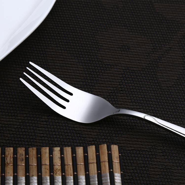 Supply bulk stainless steel spoons and forks for supermarket 2