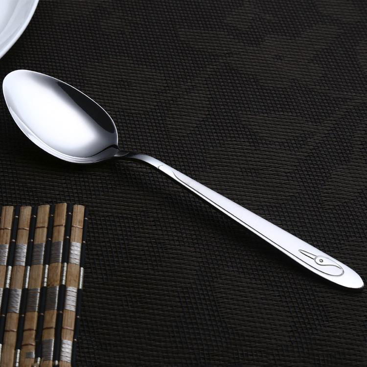 Supply bulk stainless steel spoons and forks for supermarket 4