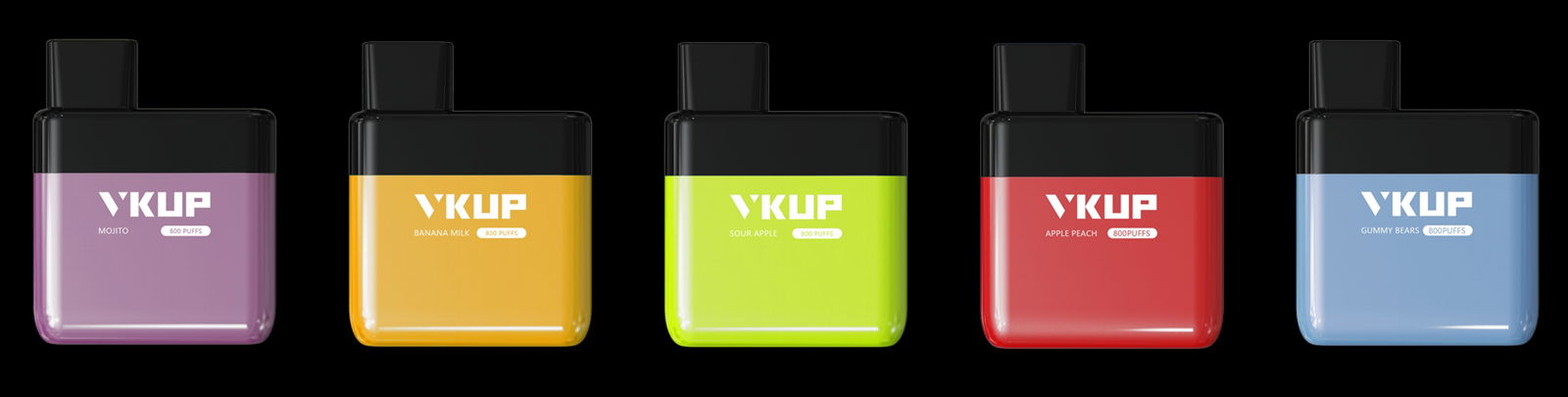 VKUP 800puffs disposable vape pearlescent lacquer