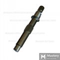 Customized Threaded Drive Gear Shaft By Lathing Milling Tapping For Industrial 4