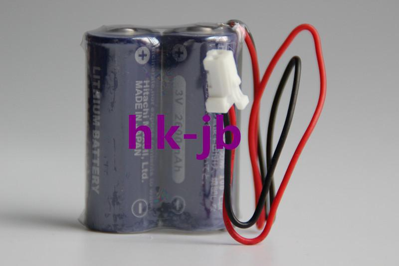 Maxell 2CR17450 Battery CR17450 (3V) Hitachi with RD0296-1 Connector