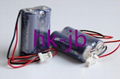 Maxell 2CR17450 Battery CR17450 (3V) Hitachi with RD0296-1 Connector 2