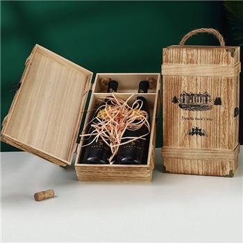 Customize Wine Wooden Case Wholesale      Custom Sustainable Wine Packaging     