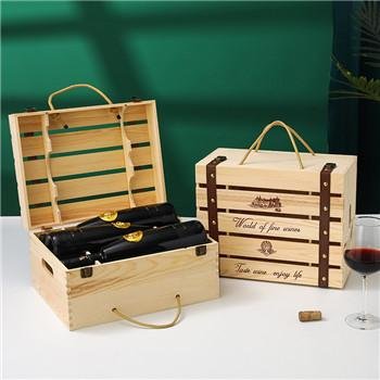 Customize Wine Wooden Case Wholesale      Custom Sustainable Wine Packaging      3