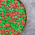 Christmas Sprinkles for cake decoration baking ingredients sugar beads pearls 3