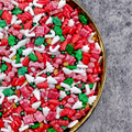 Christmas Sprinkles for cake decoration baking ingredients sugar beads pearls 5