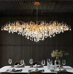 Branch Chandelier Hotel lighting design