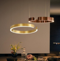 circle led pendant light